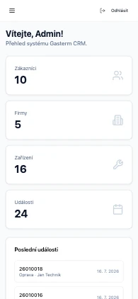 Nový systém — mobilní zadávání zakázky